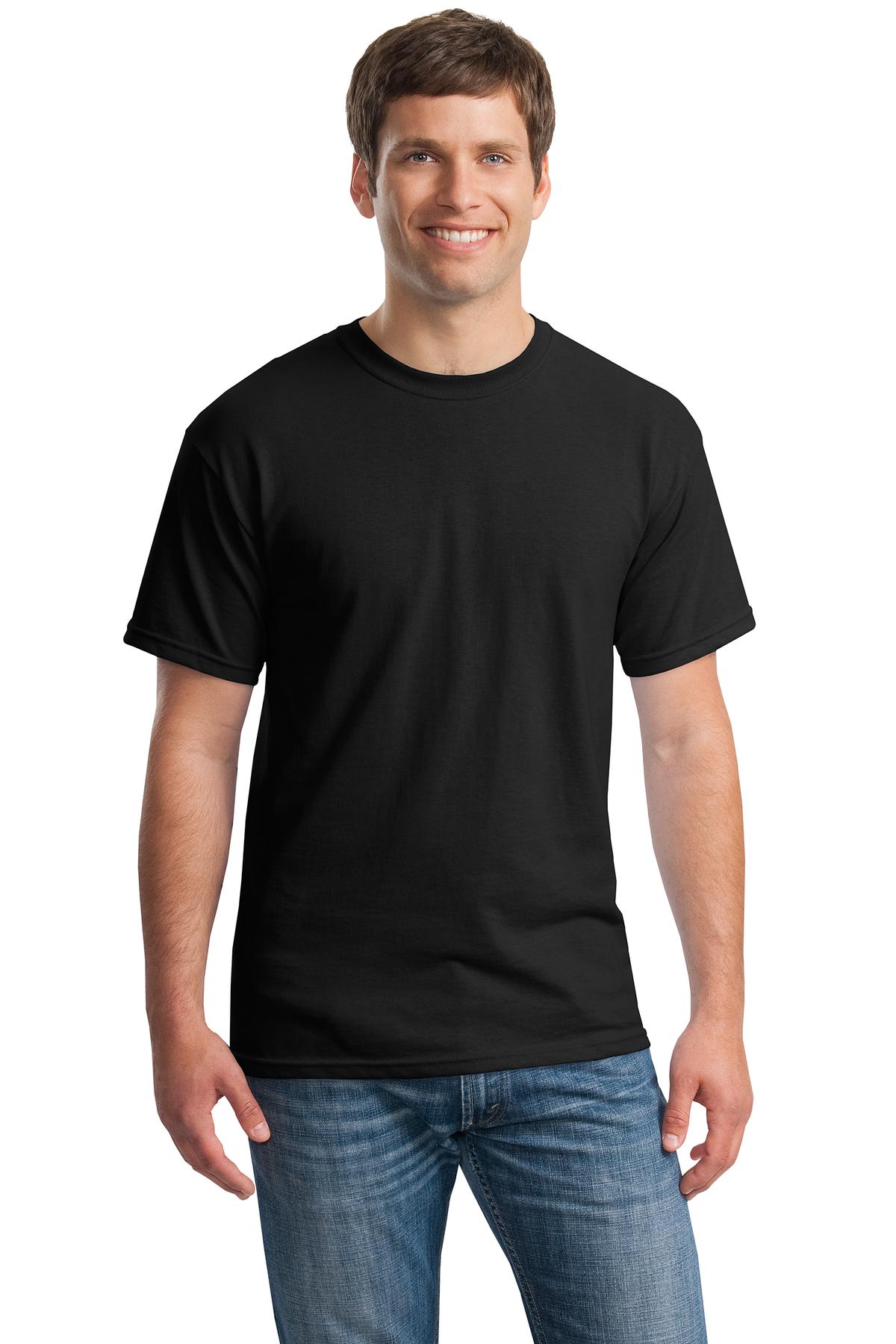 Gildan G500 Adult Heavy Cotton T-Shirt in Black size 2XL 5000, G5000