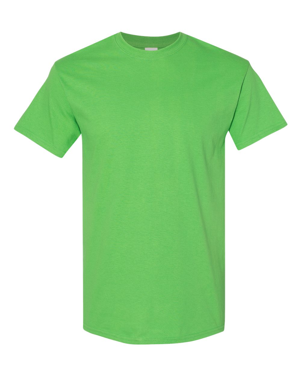 Gildan G500 Adult Heavy Cotton T-Shirt in Electric Green size Large 5000, G5000
