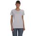 Gildan G500L Women's Heavy Cotton T-Shirt in Sport Grey size 3XL | Cotton/Polyester Blend 5000L, G5000L