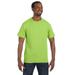 Jerzees 29M Adult 5.6 oz. DRI-POWER ACTIVE T-Shirt in Neon Green size 2XL | Cotton/Polyester Blend 29MT, 29MR, 29MTXR