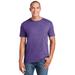 Gildan G640 Adult Softstyle T-Shirt in Heather Purple size Medium | Ringspun Cotton 64000, G64000