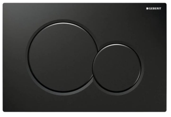 Plaque de déclenchement SIGMA 01 noir pour réservoir UP320 / UP720 GEBERIT 115.770.DW.5