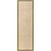 Green/White 108 x 0.5 in Area Rug - Andover Mills™ Jeremy Bamboo Slat/Seagrass Natural/Olive Area Rug Bamboo Slat & Seagrass | Wayfair