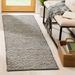 Gray 27 x 0.25 in Area Rug - George Oliver Ivy Hill Geometric Hand-Woven Flatweave Cotton Area Rug Cotton | 27 W x 0.25 D in | Wayfair