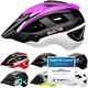 SkullCap® Cycle Helmet - Bike Helmet - Men & Women, Design: Lila-Black-White, Size: L (59-61 cm)