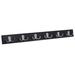 Winston Porter Dual Hook Wall Mounted Coat Rack Wood/Metal in Black | 5 H x 30 W x 3 D in | Wayfair B9B3B419AF414320BA98BCB009E77552