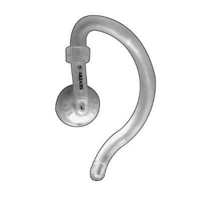 Sentry HO230 Transparent Ear-Wrap Stereo Earphones