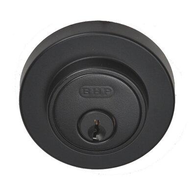 Better Home Products Single Cylinder Low Profile Deadbolt SK106 Finish: Black