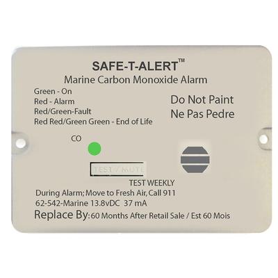 Safe-T-Alert 62 Series Carbon Monoxide Alarm - 12V - 62-542-Marine - Flush Mount - Black [62-542-MAR