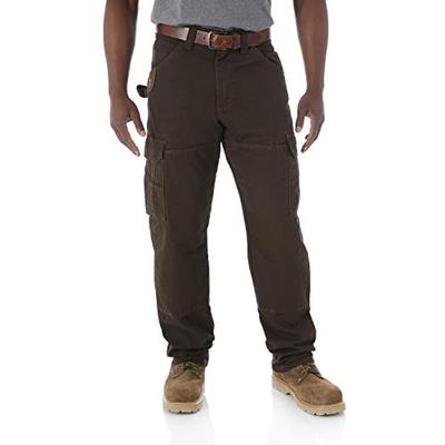Wrangler Riggs Workwear Men's BIG Ranger Pant,Dark Brown,52x32