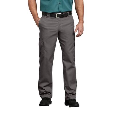 Dickies WP595 Twill Cargo Pants, Mens, Size 44x32, Gray