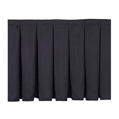 National Public Seating Box Pleat Stage Skirting SB-10 Size: 32" H x 96" W x 1" D