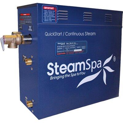 Steam Spa Oasis 7.5 kW QuickStart Steam Bath Generator Package with Built-in Auto Drain OAT750 Finis