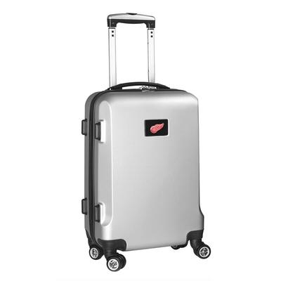 "Detroit Red Wings Silver 20"" 8-Wheel Hardcase Spinner Carry-On"