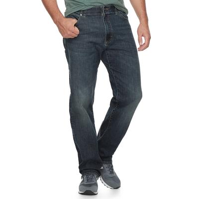 Big & Tall Lee Extreme Motion Relaxed Straight Jeans, Men's, Size: 44X29, Dark Blue
