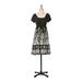 Anthropologie Dresses | Anna Sui For Anthropologie Black & Ivory Graphic Dress | Color: Black | Size: 10