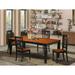 Darby Home Co Beesley Butterfly Leaf Solid Wood Dining Set Wood in Black | 30 H in | Wayfair 3C3CAA6B6FD440B6B6DA1C7740F764AF