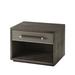 Theodore Alexander TA Studio Lowan Single Drawer 17" Nightstand Wood/Upholstered in Brown | 17.75 H x 23.5 W x 16.5 D in | Wayfair TAS50015.C077