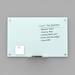 U Brands Wall Mounted Glass Board Glass in White | 95 H x 1 D in | Wayfair 4148U00-01