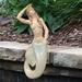 HomeStyles Life's a Beach Classic Mermaid Shelf Sitter Statue Resin/Plastic in White | 14 H x 6 W x 7 D in | Wayfair 99384