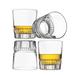 Godinger Silver Art Co Latitude Double Old Fashion 5.5 oz. Whiskey Glass Glass | 4 H x 3.5 W in | Wayfair 48260