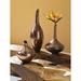 Phillips Collection Julian Brown 19" Resin Table Vase Resin | 19 H x 12 W x 12 D in | Wayfair PH67608