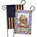 Breeze Decor Bunny & Beans Impressions Decorative 2-Sided Polyester 13 x 18.5 in. Garden Flag in Gray | 13 H x 13 W in | Wayfair