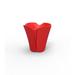 Vondom Pezzettina Resin Pot Planter Resin/Plastic in Red | 19.75 H x 19.75 W x 19.75 D in | Wayfair 56006A-RED