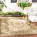 Green/White 31 x 0.25 in Indoor/Outdoor Area Rug - Fleur De Lis Living Galena Oriental Green/Beige Indoor/Outdoor Area Rug | Wayfair