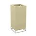 Vondom Vela Resin Pot Planter Resin/Plastic in Brown | 35.5 H x 15.75 W x 15.75 D in | Wayfair 54049R-KHAKI