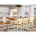 Astoria Grand Gillham Butterfly Leaf Rubberwood Solid Wood Dining Set Wood in Brown | 30 H in | Wayfair 29E9B383CE024ED08401CFA9ECE5B263