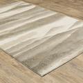 White 62.99 x 0.55 in Indoor Area Rug - Ebern Designs Opia Abstract Beige Area Rug Nylon/Polypropylene | 62.99 W x 0.55 D in | Wayfair