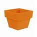 Vondom Vaso Matt Polyethylene Pot Planter Resin/Plastic in Orange | 13.75 H x 15.75 W x 15.75 D in | Wayfair 41540-ORANGE