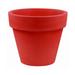 Vondom Maceta Resin Pot Planter Resin/Plastic in Red | 67.75 H x 78.75 W x 78.75 D in | Wayfair 40120RF-RED