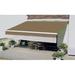 SunSetter Motorpro Woven Acrylic Retractable Soffit Patio Awning Wood in Brown | 8 H x 96 W x 84 D in | Wayfair 508461SL