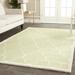 Green/White 96 x 0.63 in Area Rug - Winston Porter Cannen Hand-Tufted Wool Ivory/Light Green Area Rug Wool | 96 W x 0.63 D in | Wayfair