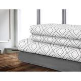 George Oliver Quitman Geometric Sheet Set Microfiber/Polyester in Gray | Double | Wayfair 4BAC5277B86842EC85527AA496179691