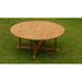 Rosecliff Heights Maston 7 Piece Teak Outdoor Dining Set Wood/Teak in Brown/White | 31 H x 72 W x 72 D in | Wayfair