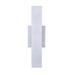 Craftmade Rens Integrated LED Outdoor Armed Sconce Metal in Gray | 24 H x 4.75 W x 4.75 D in | Wayfair ZA2620-BAO-LED