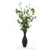 Latitude Run® 33.5" Artificial Maple Plant in Decorative Vase Wood/Plastic in Brown/Red | 58 H x 25 W x 25 D in | Wayfair