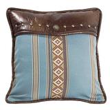 Paseo Road by HiEnd Accents Ruidoso Southwestern Decorative Throw Pillow Polyester/Polyfill blend in Blue | 18 H x 18 W x 6 D in | Wayfair WS4066P3