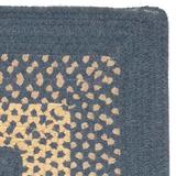 Blue 60 x 0.5 in Area Rug - Rosalind Wheeler Montagna Hand Braided Wool Rug Polypropylene/Wool | 60 W x 0.5 D in | Wayfair