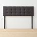 Lark Manor™ Aijha Square Tufted Headboard Upholstered/Polyester in Brown | 20.1 H x 79 W x 3 D in | Wayfair E8807147AF0E4A6986EEC045E0C10C3D