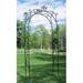 Fleur De Lis Living Nastya Tuileries Iron Arbor Iron/Metal in Black/Gray | 113 H x 48 W x 16 D in | Wayfair F218B7DE17374F7EAFEF29910A27C714