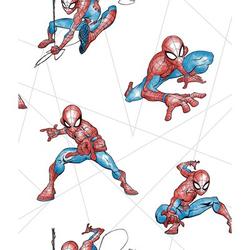 York Wallcoverings Spider-Man Fracture 33' L x 20.5" W Wallpaper Roll Non-Woven in Red/Gray/Blue | 20.5 W in | Wayfair DI0939