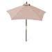 Arlmont & Co. Sanford 7' Round Market Umbrella Wood in Brown | 92 H in | Wayfair C469BE4E5B6D40DEBCABF775A1B6A019