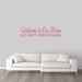 Latitude Run® Don't Stay Too Long Wall Decal Vinyl in Pink | 12 H x 48 W in | Wayfair 9B89EF0C0F15406988919773DBCC3EA0