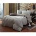 Latitude Run® 4 Piece Comforter Set Cotton/Jersey Knit/T-Shirt in Brown/White | King Duvet Cover + 2 Pillow Cases | Wayfair