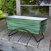 Winston Porter Dyann Galvanized Steel Planter box Metal in Green | 11.5 H x 24 W x 9.5 D in | Wayfair VFB-05-S