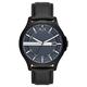 Armani Exchange Herren Drei-Zeiger-Datum, Schwarz-Ton-Edelstahl-Uhr, AX2411